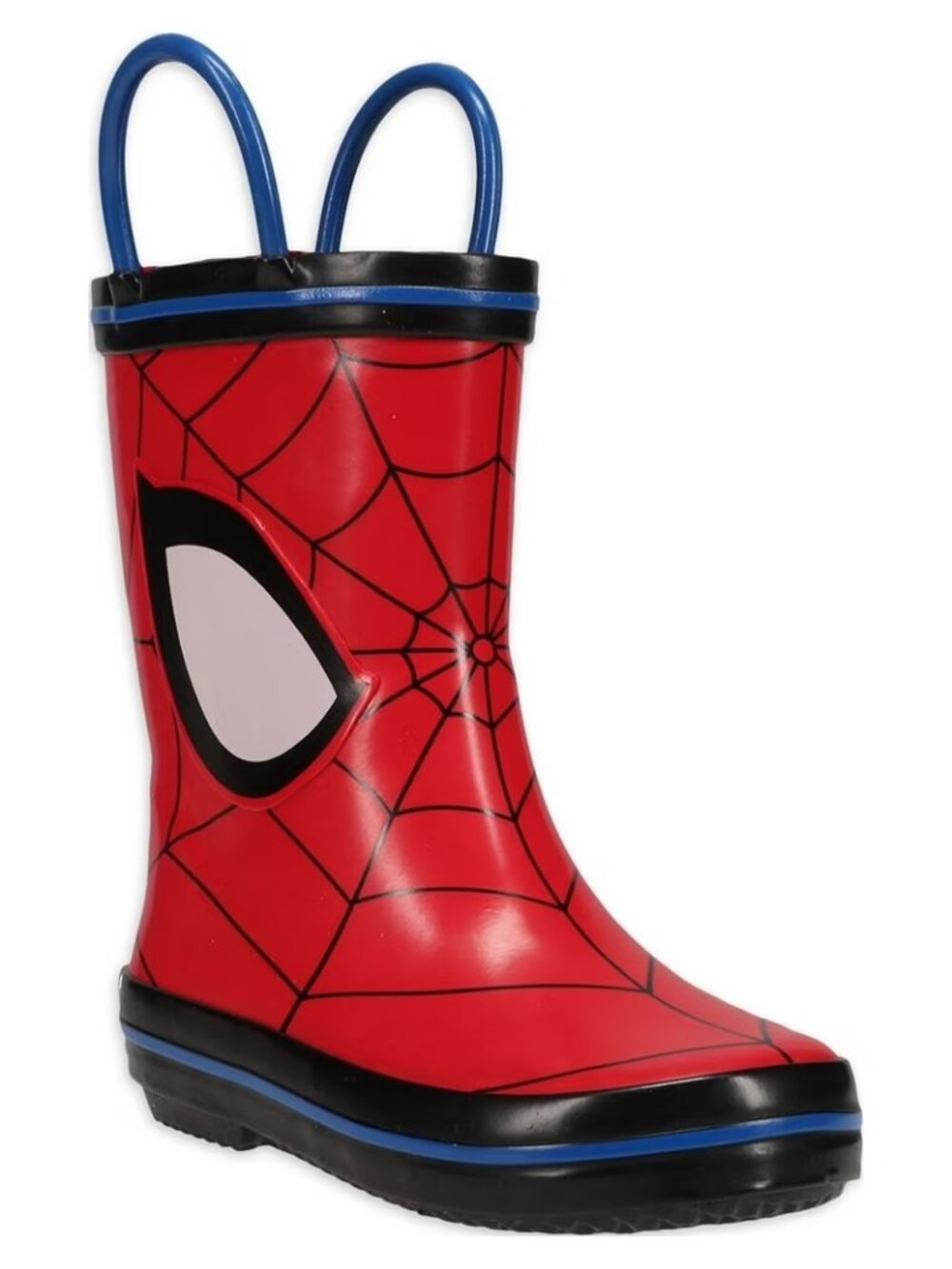 Spider-Man Red Rain Boots with Handles- Size 9/10